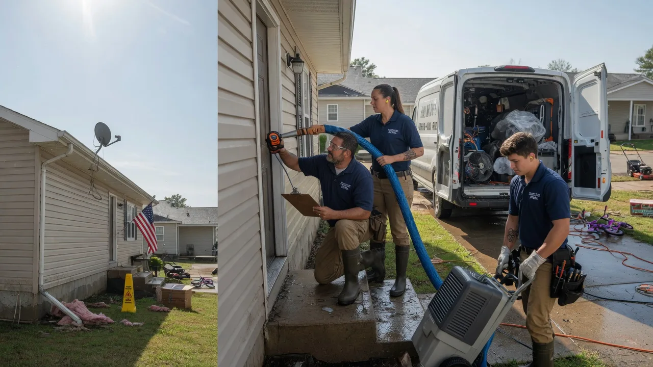 Ceiling Water Damage Restoration in Highland, OH near me